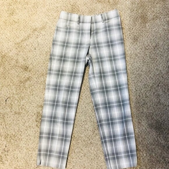 plaid straight legs pants - Picture 2 of 14